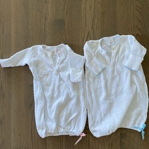 Boy/Girl Twins Paty Newborn Gowns